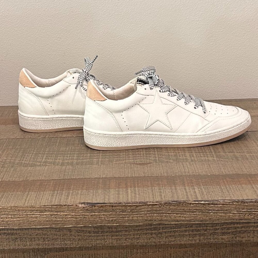 Shu Shop PAZ Sand Suede Sneaker - Picture 4 of 9